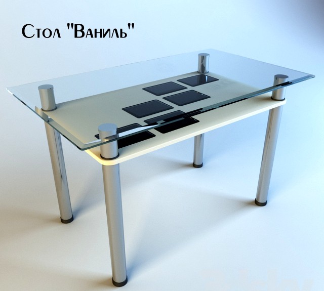 Glass table &amp;quot;Vanilla&amp;quot;