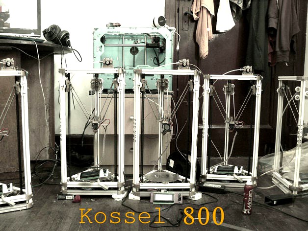 kossel800 k800 ver.hero delta 3dprinter deltabot arm by maximscy