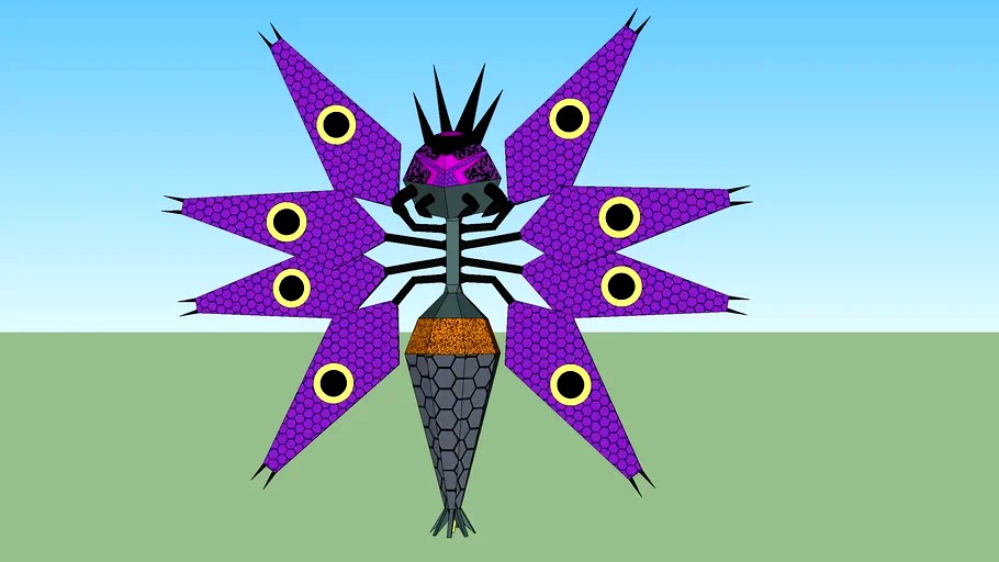 Aparoid Moth 3d model