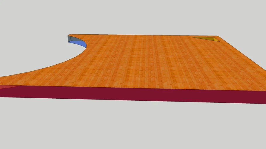 Tabla Bauhaus 3d model