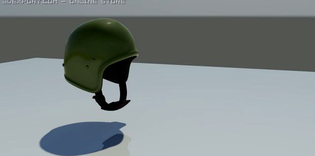 Russian Heavy Military Helmet 3D Model