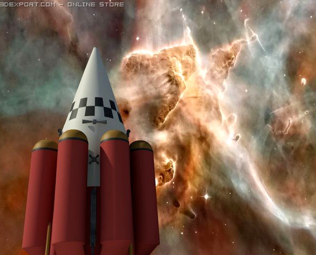 Orbital Rocket Icarus 3D Model