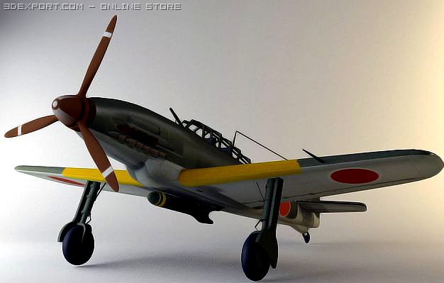 Aichi Japanese Plane 3D Model