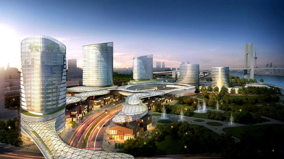 City shopping mall 0263d model