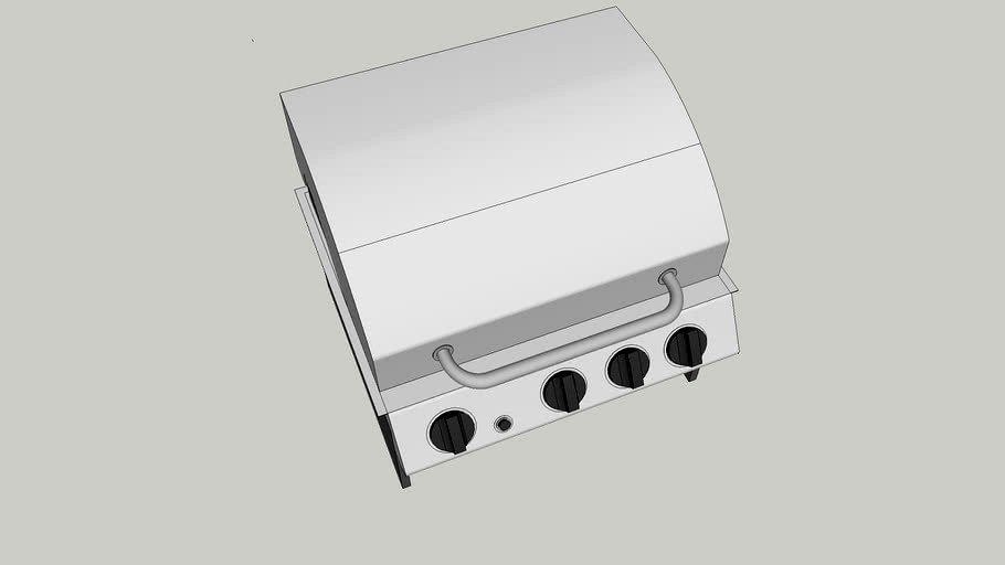 Viking Stove VGIC367-6B 36 3D model