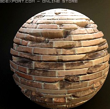Briks wall 3D Model