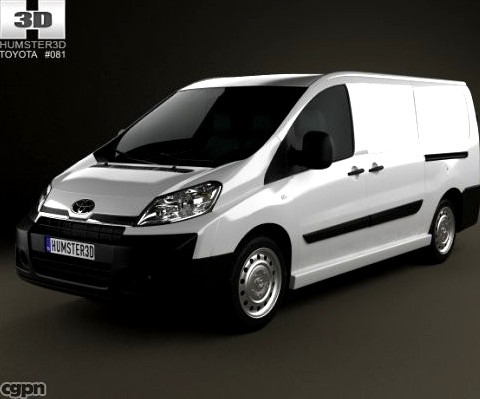 Toyota ProAce Van L2H1 20123d model