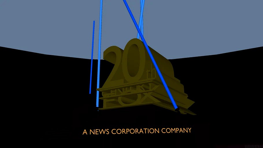 20th Century Fox 1994 Logo Remake 61 3d Model
