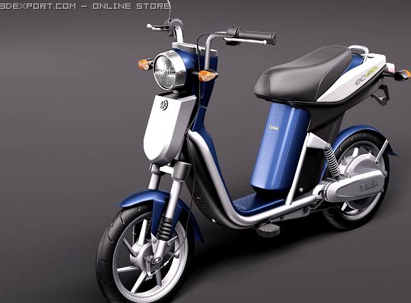 Yamaha EC03 Electric Scooter 3D Model