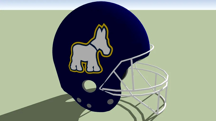 Muli Trieste football helmet
