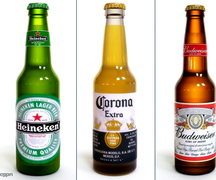 Beer collection3d model