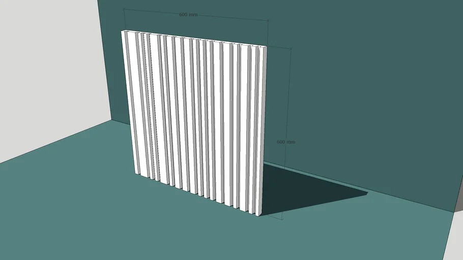 3D panel