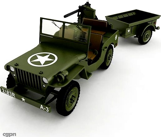 Willys Jeep Collection3d model