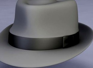 Fedora Hat 3D Model