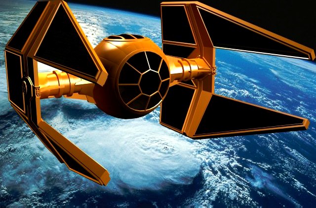 Tie Fighter Spacecraft 3D Model