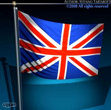 Flag United Kingdom3d model