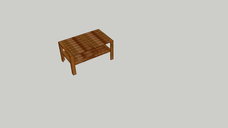 IKEA table basse APPLARO 3d model