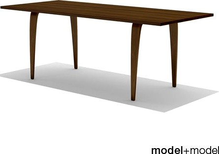 Cherner Rectangular table 3D Model