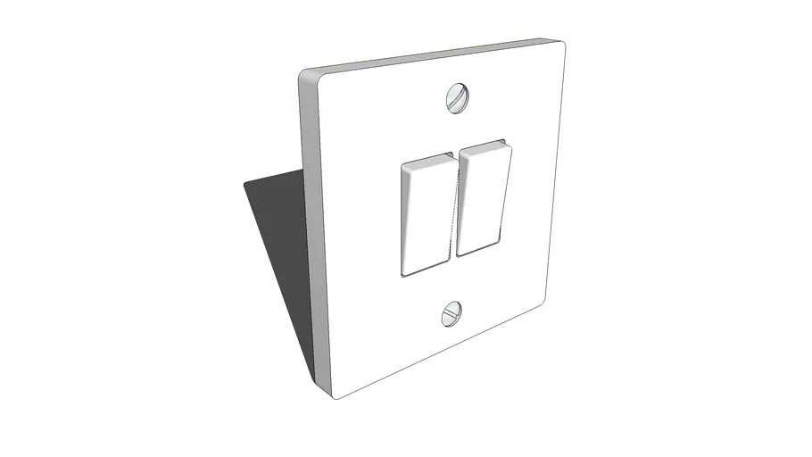 Wall Switch Grid Plus - 2 Module