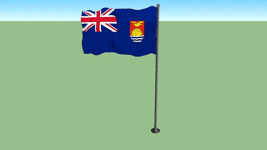 Flag of the Gilbert and Ellice Islands from 1932 to 1 October 1976