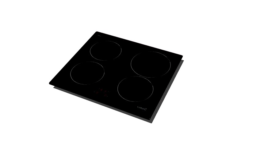 COCINA INDUCCIÓN CA 08081231 HOVE CRISTAL NEGRO (77XXX)