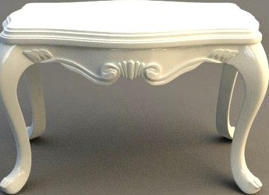 Small End Table 3D Model