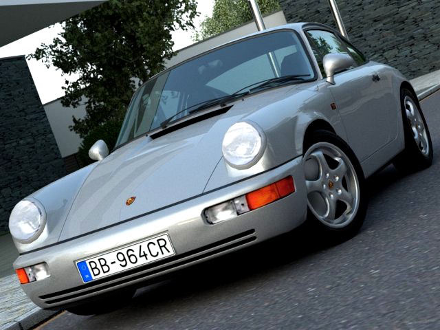 Porsche 911 1990 3D Model