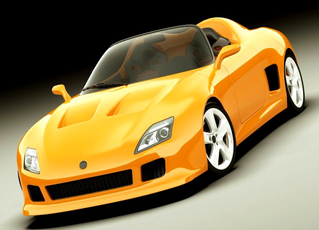 Concept Roadster Original Design 3D Model