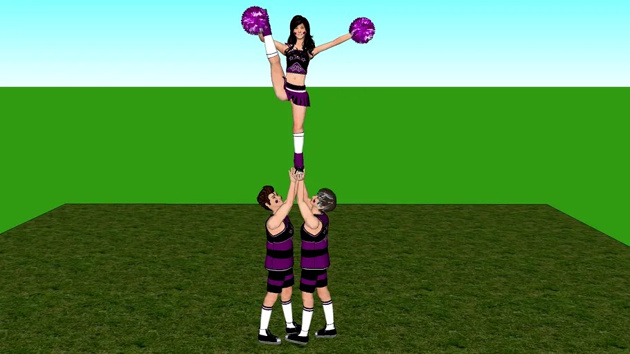 Twinye cheer pose 1