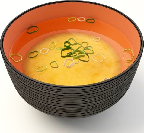 Miso soup 3D Model