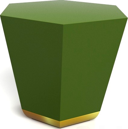 Lantern Table - Reverse Lacquer