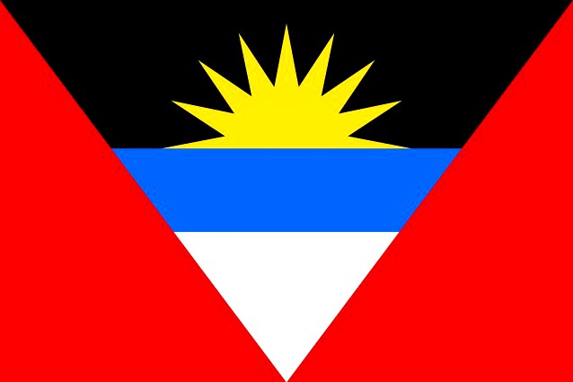 Antigua and Barbuda flag 3D Model