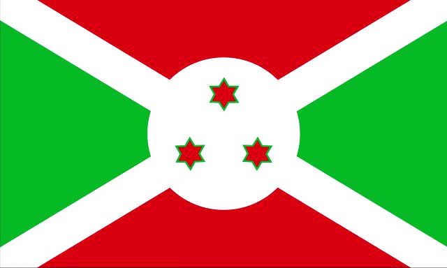 Burundi flag 3D Model