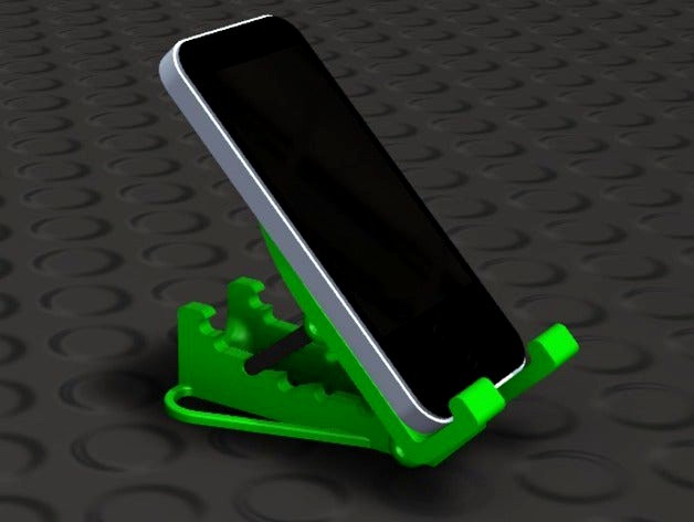 Adjustable iPhone Stand by bobamason