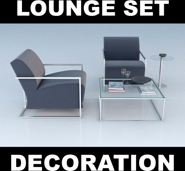 Lounge Set 2 3D Model