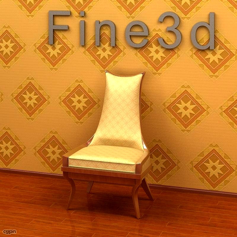 antique-09-Chair-0113a3d model