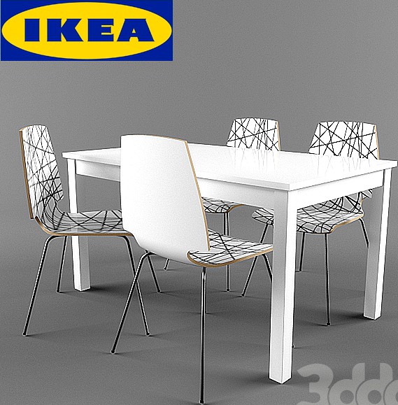 БЬЮРСТА / ВИЛЬМАР, IKEA 3d model
