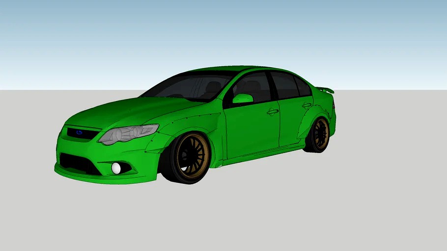 Ford Falcon Fg kermit widebody