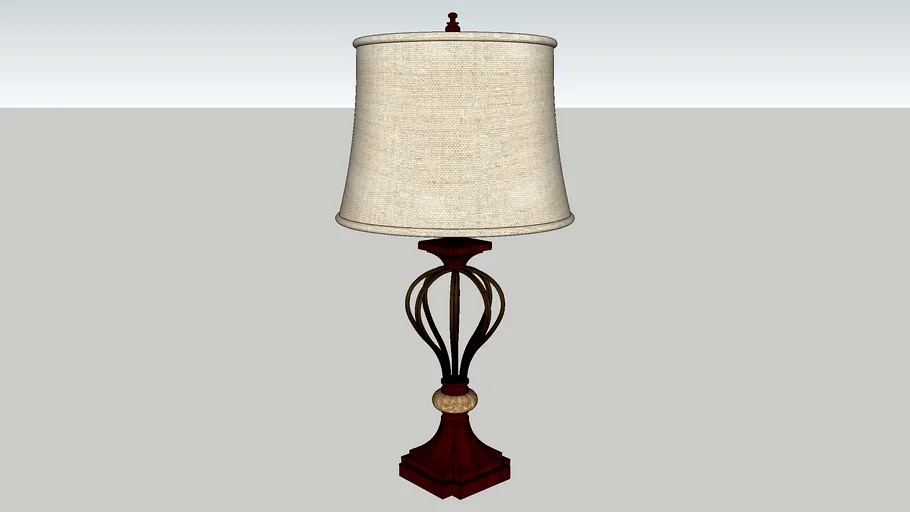 Kathy Ireland Villa Roma Open Cage Marble Accent Table Lamp - Style # M1545