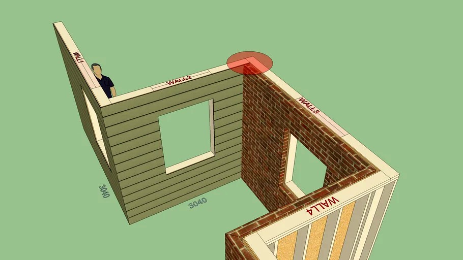 Flush-Miter Wall Cladding