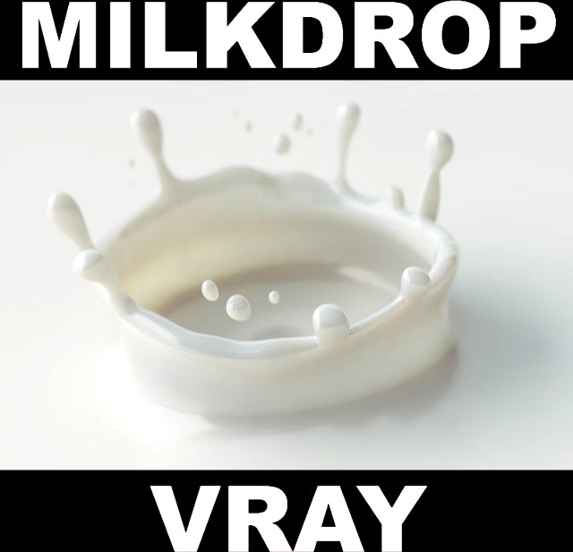 Milk drop 3D Model