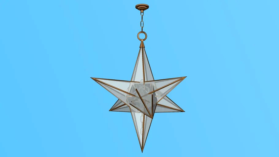 Moravian Star Pendant