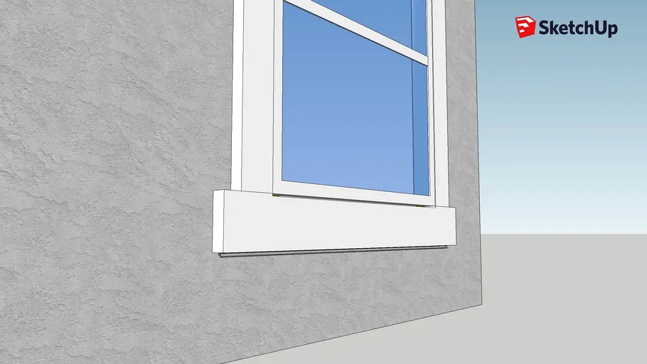 Window Sill EPS Foam Sequence Detail 3d model