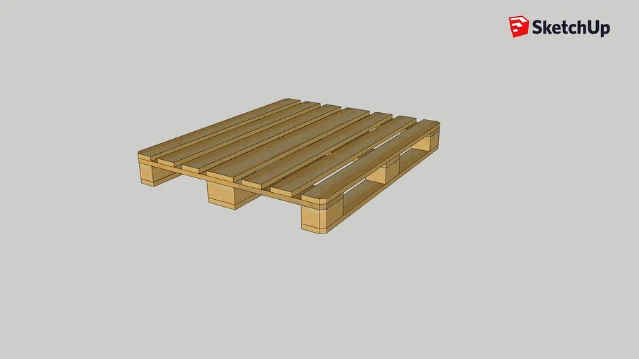 EPAL 3 Block Pallet (1200x1000x144mm)