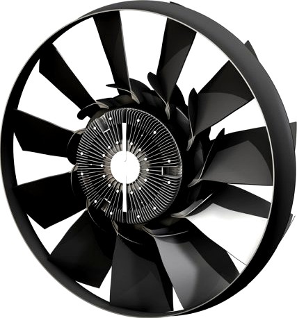 Engine cooling fan 2 3D Model