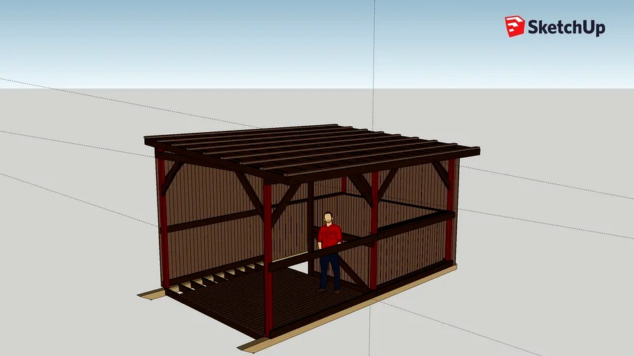 Sub 200sqft movable shed.