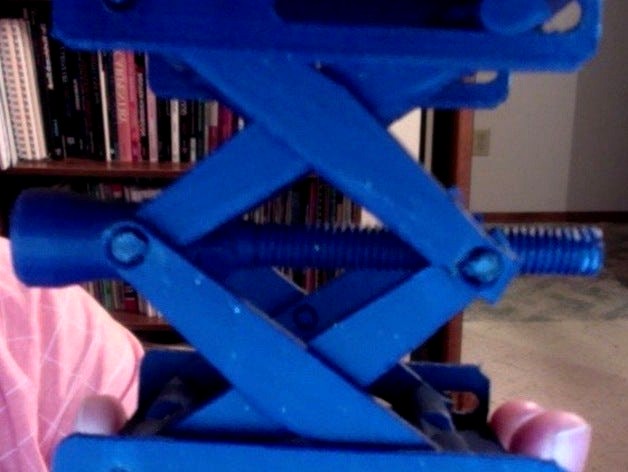 Screw and knob for Thingiverse Platform Jack #925556 by mklange