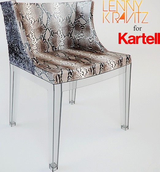 Стул Mademoiselle Lenny Kravitz для Kartell