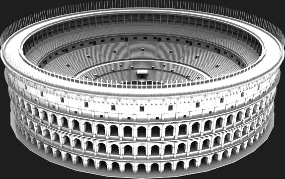 Roman Ancient Colosseum Reconstruction 3D Model 3D Model