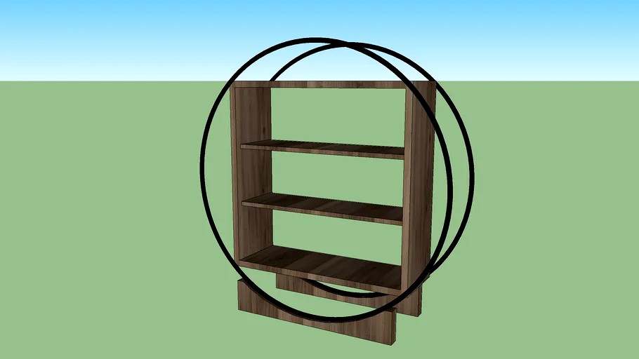 Circular bookcase